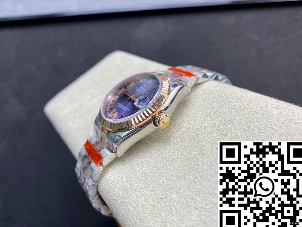 Factory Eggplant Purple Datejust Dial M278271-0020 Rolex Diamond TW 0813